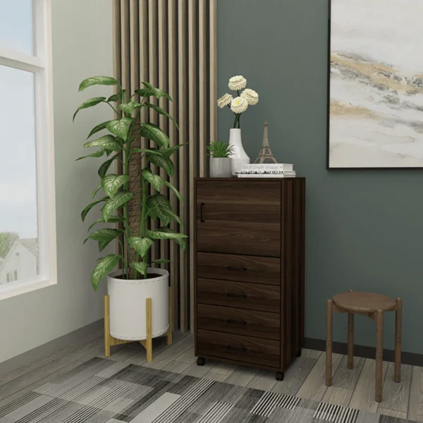 Rhys Tall Drawer with Door Pedestal